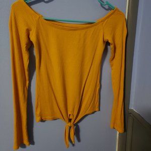 Off the Shoulder, Tie-front Top